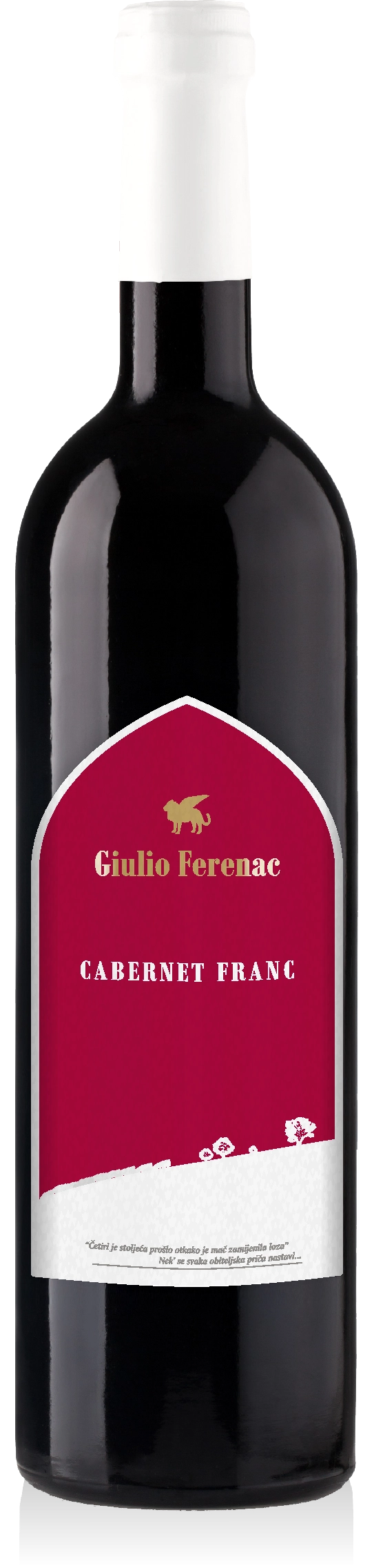 Bottle of Giulio Ferenac Cabernet Franc